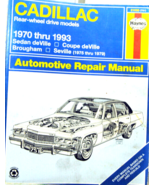 Haynes Automotive Repair Manual Cadillac Rear Wheel Drive Models 1970 - ... - £7.95 GBP