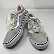 Vans Off The Wall Shoe Canvas Multicolored Rainbow Women’s Size 8.5 M/Me... - $16.22