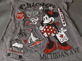 Disney Store Minnie Mouse Chicago Michigan Ave T-Shirt Size XSmall Graphic - £11.19 GBP