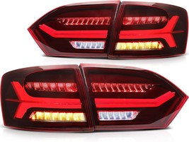 cciyu Taillight Assembly Replacement For Volkswagen For Jetta 2011-2014 Red - $374.01