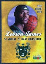 2002 Rookie Phenoms Lebron James Rookie Gold - Mint - St Mary High School - £1.58 GBP