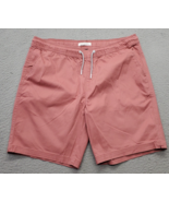 Michael Brandon Swim Shorts Mens XL Red Pockets Stretch Elastic Waist Dr... - $480.62 MXN