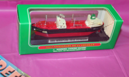 Hess 2002 Miniature Voyager Ship Boat Holiday Toy Christmas Gift In Box - $17.81