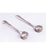 Lovely Vintage Set Of Ornate Sterling Silver Webster Co. Salt Spoons - £38.69 GBP