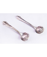 Lovely Vintage Set Of Ornate Sterling Silver Webster Co. Salt Spoons - £36.99 GBP