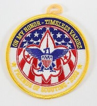 Vintage 2002 On My Honor - Timeless Values Insignia Boy Scouts BSA Camp Patch - $11.69