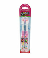kIds Toothbrush Brush Buddies 2 Piece Shopkins Toothbrush - $2.66