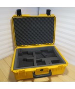 Used Pelican Hardigg Yellow Hard Storm Case With Foam - $1,381.95 MXN