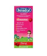 2 Bottles Benadryl Children&#39;s Allergy Relief Liquid*07/25&amp;09/25*Medicine... - $25.96 CAD