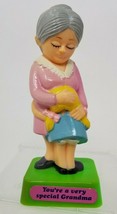 Figurine Grandma You&#39;re a Very Special Berries Plastic Hong Kong 1970s Vintage  - $15.15