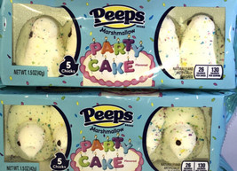 Easter Holiday Party Cake Peeps Marshmallow 2pks Of  5 Chicks Per Pack-S... - £7.01 GBP