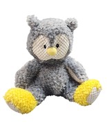 Animal Adventure OWL Gray Yellow White Waffle Weave Stuffed Lovey Plush ... - $204.60 MXN