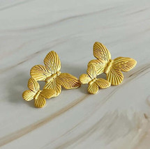 Vintage Butterfly Duo Earrings - $25.00