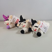 Lamb Chop Dog Toy Lot of 3 Plush Squeek Toy Witch Hat Lamb Chop 2023 With Tags - £14.85 GBP