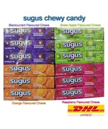 24, 36 Sugus Fruit  Chewy Candy Apple Orange Blackcurrent Raspberry Flav... - £24.63 GBP+