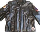 Harley Davidson Willie G Leather Jacket Women&#39;s 2XL XXL Black W Patches ... - $153.84