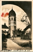 Vtg RPPC 1930s Torre Su Fraueninsel Isola Chiemsee, Germania - £11.05 GBP