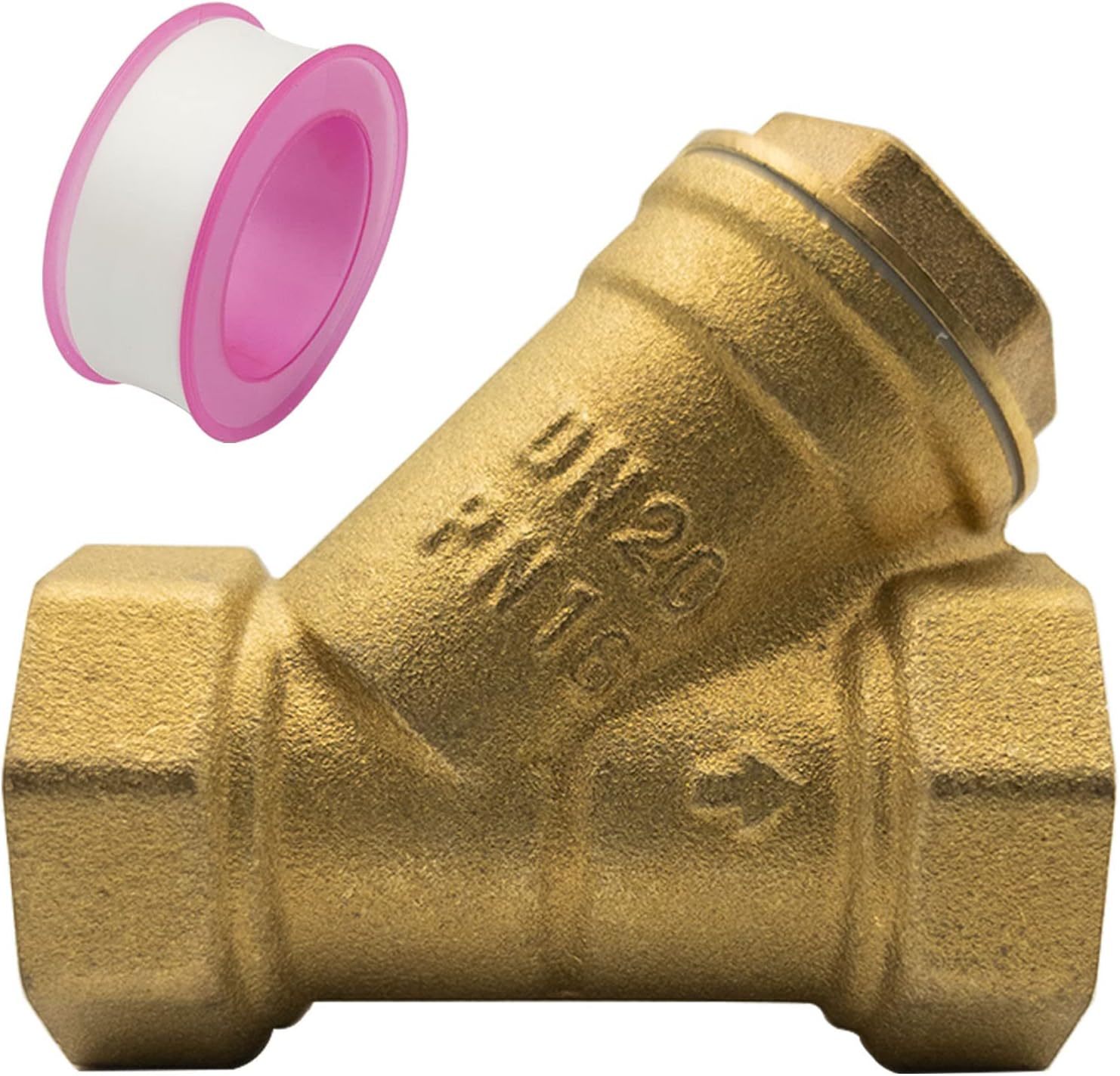 Y Strainer 3/4 Brass Sediment Filter Attachment Water, On 0.75 Inch Dn20 0 - $35.97