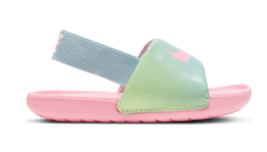 Nike Kawa Se Slides Toddler Sandals Baby Pink Or Mint Green - £15.65 GBP
