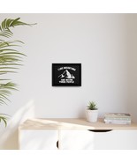 Sustainable Canvas Print in Black Pinewood Frame: &quot;I Like Mountains and ... - £37.10 GBP+