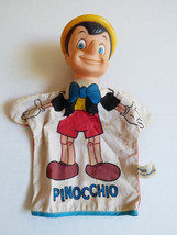 VTG 1960&#39;s Walt Disney Productions Pinocchio Hand Puppet Vinyl Head 11&quot; Japan - £25.02 GBP