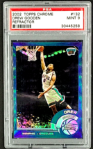 2002 Topps Chrome Refractor #132 Drew Gooden RC Rookie PSA 9 *Only 11 Higher* - $23.79