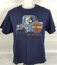 Harley Davidson Motorcycle XL Hanes Beefy Tee T-Shirt Dogs Understand Do... - $58.19