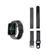 Color: BLACK - Advanced Smartwatch With Three Bands And Wellness + Activ... - $109.49