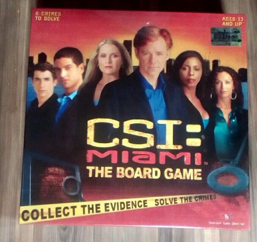 CSI Miami 2005 Board Game 13 And Up New - $13.33