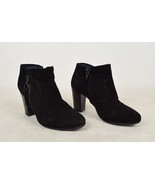 Schmoove Heroine Ankle Boots Womens Chelsea Black Suede Heel 36 - $47.54 CAD