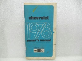 1978 Chevrolet Chevy Owners Manual 16073 - $16.82