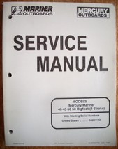 Factory Service Manual - 1997up Mercury &amp; Mariner 40, 45, 50 &amp; 50 Bigfoot 4-S - £25.14 GBP