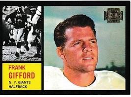 2001 Topps Archives Frank Gifford Football Trading Card #101 New York Giants - $1.97