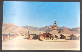 1961 Corral Modern Log Motel Afton WY Wyoming Advertising Postcard - £6.12 GBP