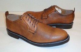 J.D. Fisk Size 8 CHANDLAR Tan Leather Lace Oxfords New Mens Shoes - £100.46 GBP