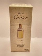 Must De Cartier Eau Fine Eau De Toilette For Women Spray 150ml 5oz-NEW & Sealed - £187.60 GBP