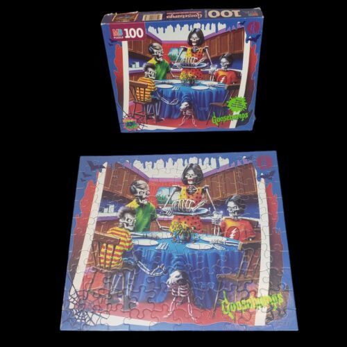 Goosebumps "Say cheese and die again" #44 100 PC 15" X 12" Puzzle Complete EUC - $13.54