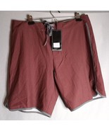 Mic Ros Men&#39;s Shorts w/Flap Pocket Front Tie Oxford Red Size 34 NWT - £24.92 GBP
