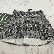 Torrid Bonded Lace Flounce Mini Skirt Plus Size 3x New Black White A-Lin... - $27.71