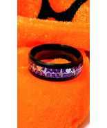 Stainless Steel Wedding/Engagement Ring W/ Silver Hearts & Heartbeat Size 7 New - $34.55