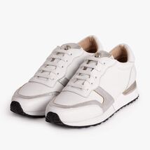 The Masal White Leather Women Sneaker image 2