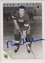 Norm Ullman Signed Autographed 1992 Ultimate Hockey Card - Detroit Red W... - $9.99