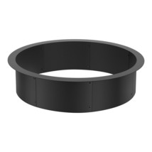 VEVOR Fire Pit Ring Round 35 Inch Outer Steel Liner DIY Campfire Ring Firepit - $119.99