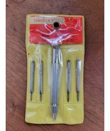 Vintage Tungsten Steel 5-Piece Mini Tap Set w/case - Size 00-90 0-80 - J... - $33.60 CAD