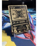 Ancient Mew Collectible Black/Gold Metal Card (Custom) - £11.74 GBP