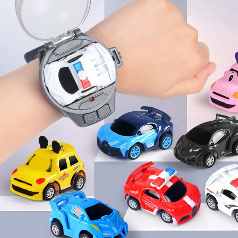 Mini Watch Control Car Cute RC Car Accompany with Your Kids Gift for Boys Kids - £11.51 GBP+
