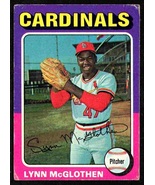 St Louis Cardinals Lynn McGlothen 1975 Topps Baseball Card #272 good - £0.39 GBP