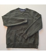 ARROW - Men&#39;s Medium - Dark Olive Green Sweatshirt - Solid Cotton Blend - €14,44 EUR