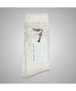 Barefoot Dreams Socks Stone Cream CozyChic Nordic Socks Cottagecore Boho - $30.37