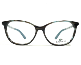Lacoste Eyeglasses Frames L2690 215 Brown Blue Tortoise Cat Eye Round 51... - $69.91